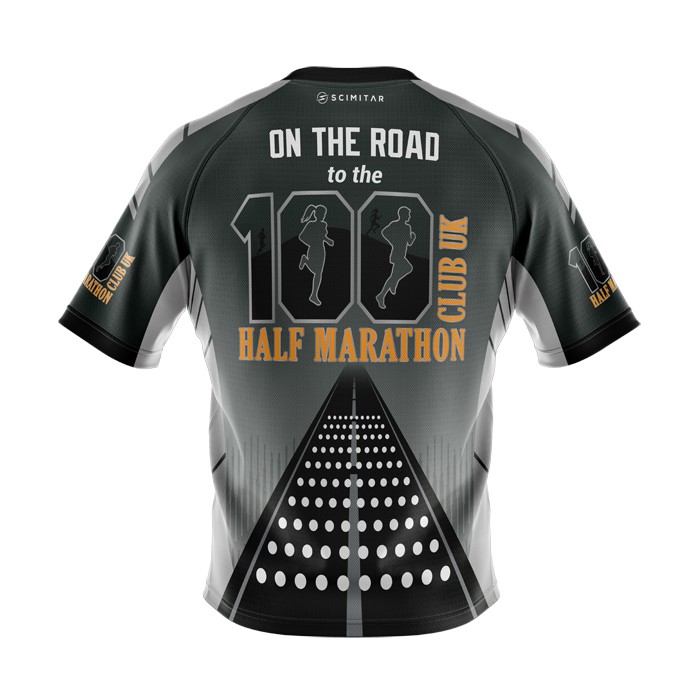 100 Half Marathon Club, 100HMC merchandise. 100HMC - On The Road T-Shirt
