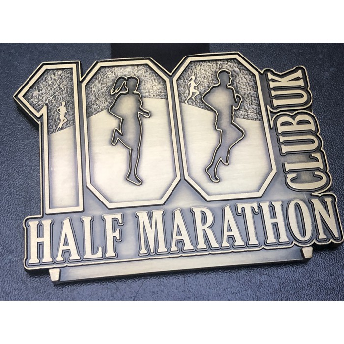 100 Half Marathon Club, 100HMC merchandise. 100HMC Gold Medal